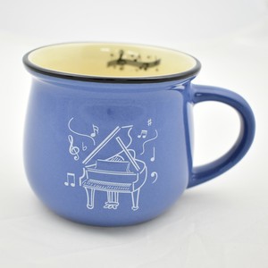 【音楽雑貨】ピアノデザインマグカップ