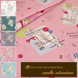 有輪商店 YUWA  シャーティング  ”needle adventure”  [D:Pink] / 全5色 /生地 布/824815