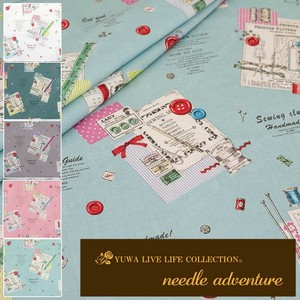有輪商店 YUWA  シャーティング  ”needle adventure”  [E:Blue] / 全5色 /生地 布/824815