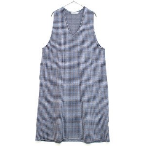 Jumper Dress Jacquard Plaid Made in Japan