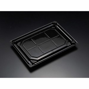 寿司容器 リスパック バイオPET 美枠板 25-18B 黒
