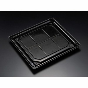 寿司容器 リスパック バイオPET 美枠板 25-23B 黒