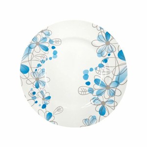 惣菜容器 洋皿(22)フラワーブルー ニシキ