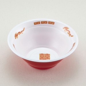 麺容器 青葉紙業 ラーメン 中(本体)中華外赤(900)
