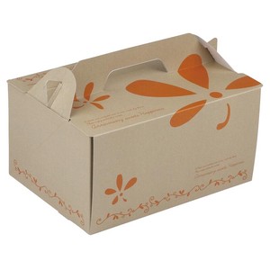 ヤマニパッケージ ケーキ箱 サイドオープンキャリー シトロン #7