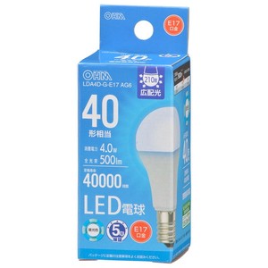 LED電球小形E17 40形相当 昼光色
