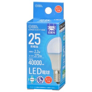 LED電球小形E17 25形相当 昼光色