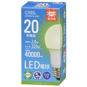 LED電球 E26 20形相当 昼白色