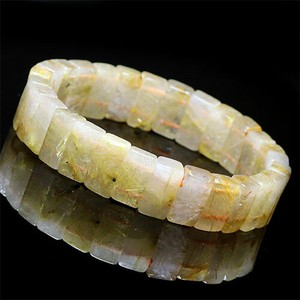 Gemstone Bracelet Rutile Quartz Bangle