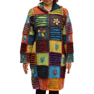 Tunic Colorful Cut-and-sew