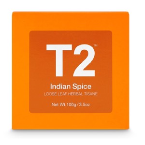 T2 tea インディアンスパイスIndian Spice 100g リーフティー ノンカフェイン