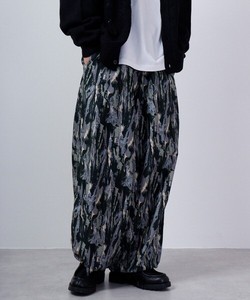 Full-Length Pant Patterned All Over Wide Pants 2023 New