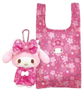 Reusable Grocery Bag My Melody Kimono Sanrio Characters Sakura Reusable Bag Plushie
