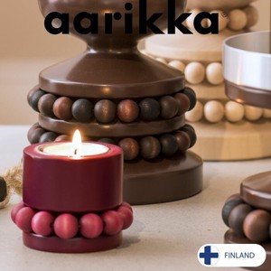 AARIKKA 木製 ティーライトキャンドル ホルダー（フィンランド・輸入・北欧 インテリア 雑貨）