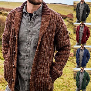 Cardigan Plain Color Long Sleeves Cardigan Sweater Autumn/Winter