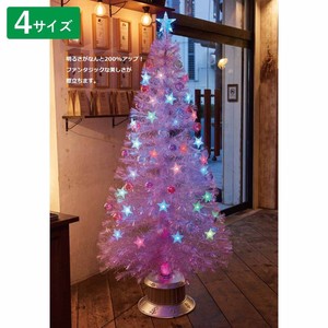ファイバークリスマスツリー ホワイト LED光源