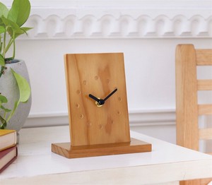 ウッドクロック　時計/置き時計/掛け時計/ナチュラル/記念品/キャンペーン/ノベルティ