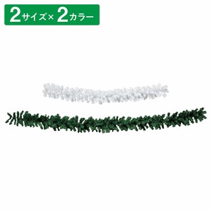 シンプルグリーン クリスマスリース　直径50cm