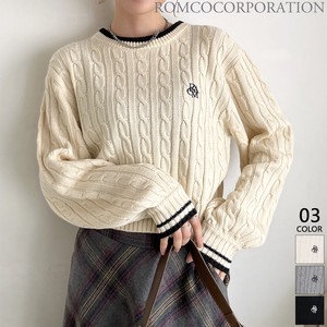 Sweater/Knitwear Color Palette Knit Tops 【2023NEWPRODUCT♪】