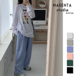 【韓国ファッション】6色　カラースウェットパンツ　パステル　スウェット