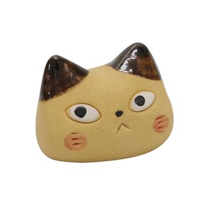 日本製 made in japan 箸置 とら猫フェイス 美濃焼 520049