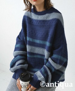 Antiqua Sweater/Knitwear Knitted Multi Garter Tops Ladies' Popular Seller Autumn/Winter