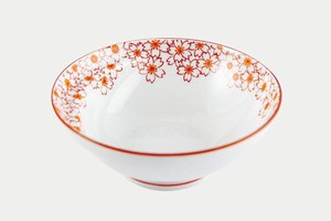 Side Dish Bowl Red Porcelain Arita ware M Made in Japan