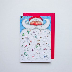 クリスマス グリーティングカード 輸入カード ドイツ製 サンタ