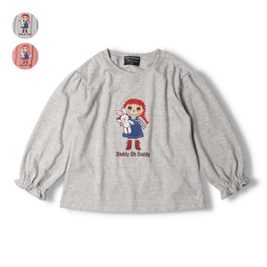 Kids' 3/4 Sleeve T-shirt Pudding Rabbit Made in Japan