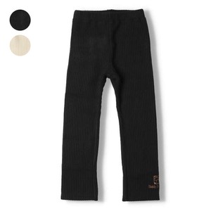 Kids' Leggings Plain Color Straight Made in Japan