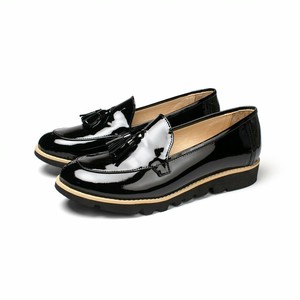 materi* a-02 leather shoes (patent black)　made in Japan