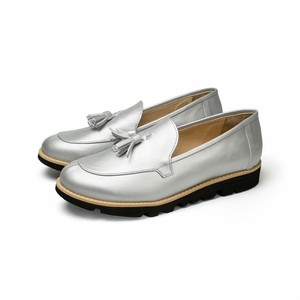 materi* a-02 leather shoes (silver)　made in Japan