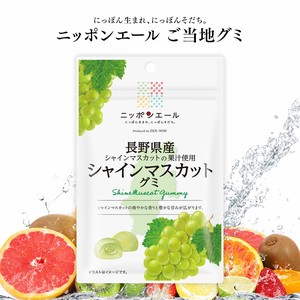 ご当地グミ ニッポンエール 長野県産 シャインマスカットグミ 果実グミ 全国農協食品