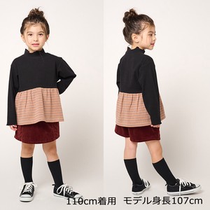 Kids' Short Pant Plain Color Stretch 3/10 length