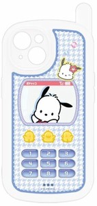 サンリオキャラクターズ iPhone 15/14対応レトロガラケー風ケースポチャッコ SANG-382PC