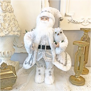 クリスマス・サンタ・ホワイト･46cm