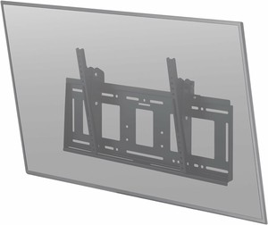 ハヤミ工産 テレビ壁掛金具 100v型まで対応 VESA規格対応 上下角度調節可能 ブラック MH-853B
