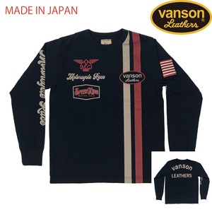 vanson MOTORCYCLE RACE Pt. LONG SLEEVE TEE (長袖Tシャツ)
