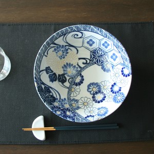 藍祥瑞　麺鉢【日本製　美濃焼　TONOTOKI　有古窯】
