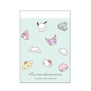 Memo Pad Mini Sanrio collection Face Memo