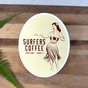 SURFERS COFFEE ステッカー　HULA GIRL