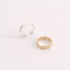 【2024年春夏】葉っぱに落ちた水滴が連なったようなリング／指輪 真鍮