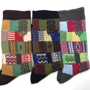 Crew Socks Design Colorful Socks Embroidered Ladies'