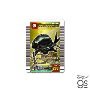 ムシキング ホログラムステッカーアクティオンゾウカブト SEGA セガ カードゲーム 甲虫王者 MUSHI-006