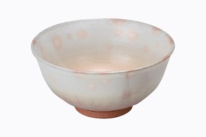 椿秀窯 銀灰 飯碗(大)【日本製　萩焼 陶器 毎日の生活に】