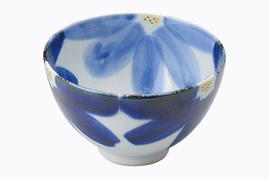 藍花　飯碗（小）【日本製 波佐見焼 磁器 毎日の生活に】