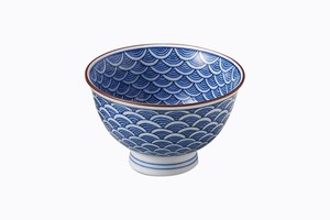 Hasami ware Japanese Teacup Porcelain Seigaiha Made in Japan