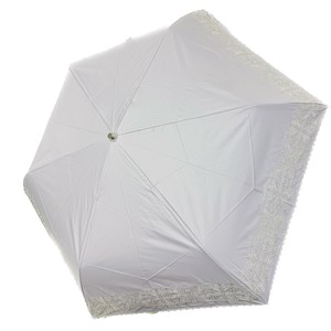 UVカット&完全遮光　遮熱 ハワイアンキルト柄刺繍 折りたたみ傘 晴雨兼用