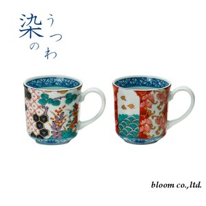 セット商品 単品もあります 染のうつわ 染錦古伊万里 ペアマグカップ 美濃焼 日本製