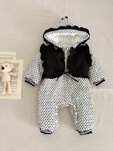 Baby Dress/Romper Design Outerwear Rompers Lovely Spring Kids Polka Dot
